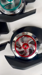 Tutup cover kipas mesin set spiner bigproject sabit croem krum Yamaha Mio m3 mio s mio z soul gt 125 fino 125 xride 125