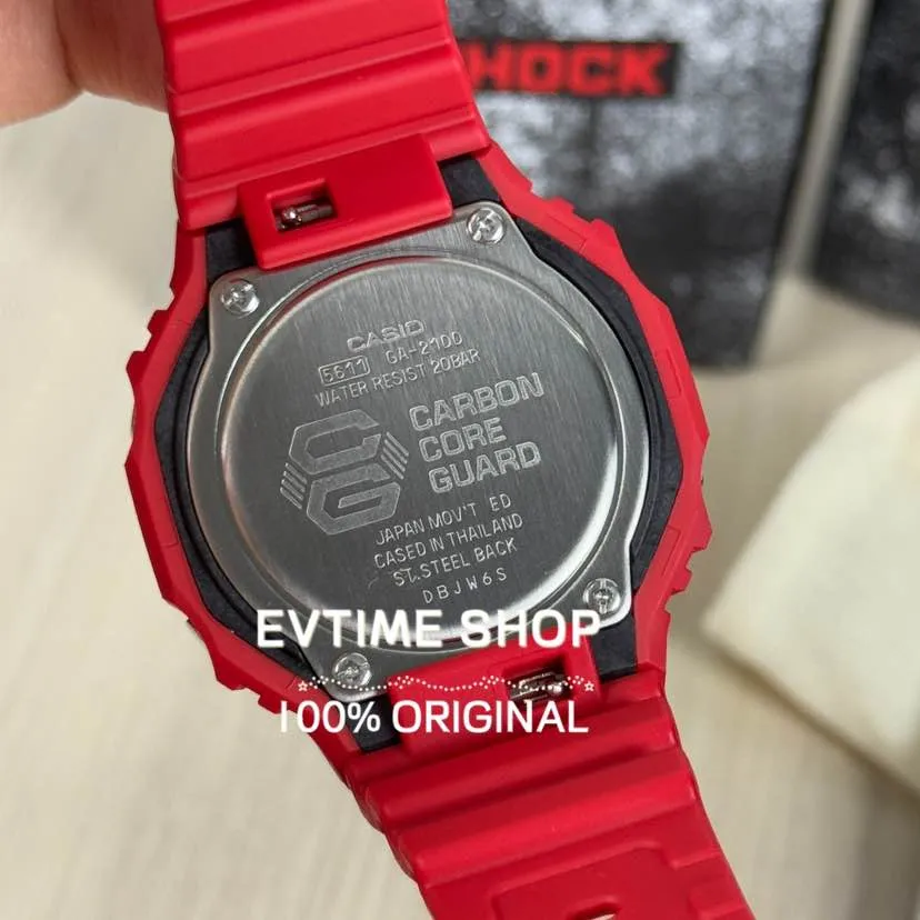 100% ORIGINAL CASIO G-SHOCK TMJ BASIC GA-2100-1ADR GA-2100-1A1DR