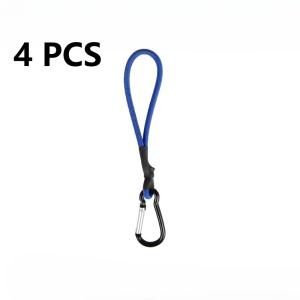 2/4 Pcs Outdoor Elastic Tent Guy Lines with Buckle Camping Tarp Awning Rope Tie Down Straps for Canopy Tent Accessories