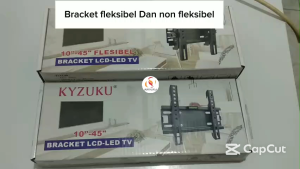 Bracket TV LED LCD 10 - 45 inch + Water Pass