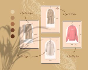 CLOTHES DUST COVER DRY CLEANING  SUIT COAT SUIT DOWN JACKET HANGING CLOTHES BAG DUST BAG TRANSPARENT CLOTHING STORAGE BAG NO ZIPPER READY STOCK MALAYSIA