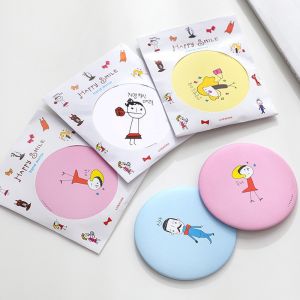 Desktop Single-sided Makeup Mirror Portable Folding Beauty Princess Mirror Office Desktop Mirror Personal Care Cosmetic Mirror