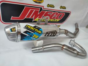 KNALPOT NORIFUMI NOCTUS T4 NOCTUS T5 CRF150 KLX150 D-TRACKER WR155 VIAR CROSS 150 NOCTUS STENLISS