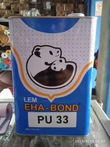 blukutuk store / lem EHA BOND PU 33 / lem 265 liter / lem kuning / lem serba guna / lem sandal / lem sepatu /1GALON 265liter Lem Aibon Kuning Kaleng untuk Kayu Serbaguna BUSA KULIT EVA SP