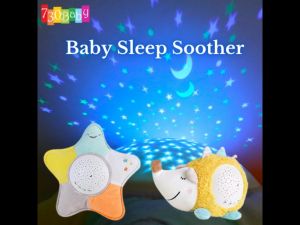 IsALifestyle Baby sleep Soothers muzik tenang bayi Galaxy Star Night Light Projector with Lullabies Full moon gift满月礼