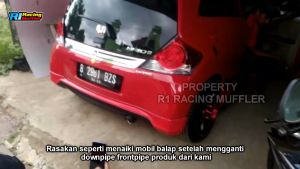 Downpipe Frontpipe honda brio old all new  jazz ge8 freed gm2  r1 racing muffler stainless tebal