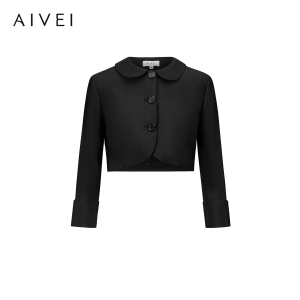 AIVEI | Youthful School Style Petite Short Jacket