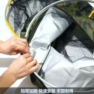 ขอบปากกระชัง พร้อมขาขาปัก ดินปรับระดับ 25-45 ซม อุปกรณ์ตกปลา