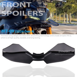 Fit For Yamaha MT-09  MT09 SP 2024 2025 Motorcycle Downforce Naked Frontal Spoilers Winglet Aerodynamic Wing Front Spoiler Kit