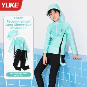 YUKE | Long Sleeve UV Protection Childrens Swimwear