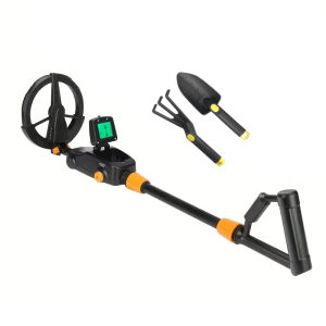 MD1008A Childrens metal detector accompanying growth.Ergonomic handle for small palm battery powered (not included)