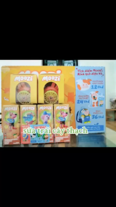 Sữa Trái Cây Thạch Moozi Combo 6 lốc tặng 1 quạt Đeo Tay