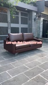 Combo sofa da simili siêu sang - sofa da tay vuông 1m80 đặt căn hộ - bh 12 tháng