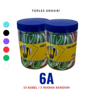 KABEL DATA AUTHENTIC 6 AMPER WARNA MICRO USB TYPE C PERTOPLES