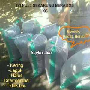 Pupuk Kambing Halus Difermentasi Karung 25 Kg Murah Kering Tidak Bau