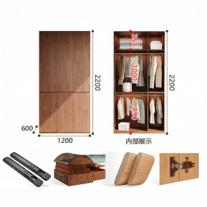 French Vintage Style High-end Large Capacity Wardrobe