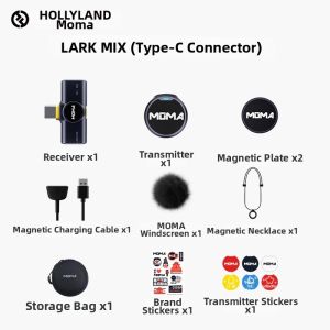 Hollyland | Mini Noise-reducing Button Clip-on Microphone
