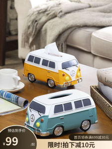 เคสจุกกระดาษเรนเจอร์คาร์สุดสร้างสรรค์ ชั้นวางของสำหรับห้องนั่งเล่นและร้านอาหาร กล่องเก็บของสำหรับโต๊ะทานข้าว กล่องเก็บกระดาษที่สวยงามและน่ารัก