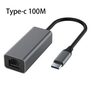 Bộ Chuyển Đổi Ethernet USB Type C 100/1000Mbps Card Mạng RJ45 Cho MacBook PC Windows XP 7 8 10 LUX - Cáp Internet USB-C Sang LAN