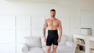 MISS MOLY | Men Compression Shorts Tummy Control Soft Brief Abdomen Belly Flat High Waist Body Shaper Breathable 3D Pouch Shapewear Pant
