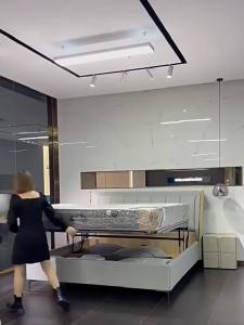 1Pair Steel Hydraulic Piston Bed Lift Mechanism Horizontal Stay Support