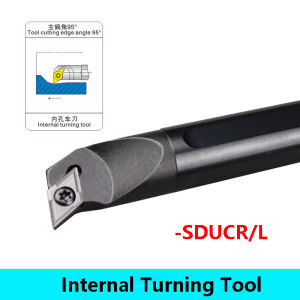 LIHAOPING S08K-SDUCR07 S10K S12M S16Q SDUCR07 Internal Turning Tool Holder Boring Bar CNC Lathe Cutting Tools S10K-SDUCR07 Shank