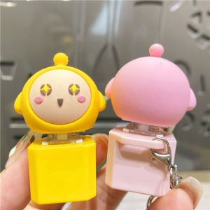 2024 ใหม่ น่ารัก คุณภาพสูง ปาร์ตี้ ของขวัญ กระดูกปลารูปไข่พูดได้ ไฟ LED ลูกปัดกุญแจ อุปกรณ์งานฉลอง ของขวัญ