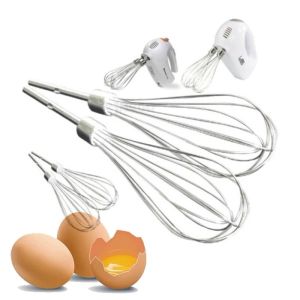2Pcs Stainless Steel Mixing Rods Blender Head/ Eggs Cream Flour Cake Stirrer Whisk Hand Mixer Beaters for Electric Whisk