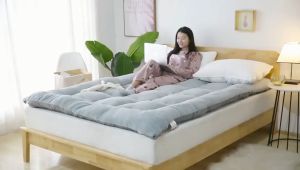 Thick Feather Velvet Mattress: The Ultimate Foldable Tatami Sleeping Mat for Home & Dormitory