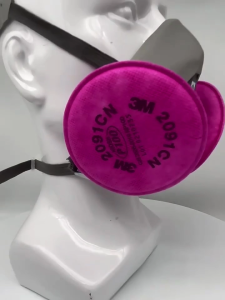 2Pcs 3M Particulate Filter 2091 CN P100 Respiratory Protection