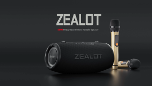 ZEALOT S87 Outdoor Portable Bluetooth Speaker 16000mAh Powerful Bass Party Speaker TWS Stereo Waterproof Karaoke Speaker with 1 or 2 Microphones Power Bank