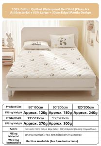 Boyang Home Textile | 50% Soy Cotton Waterproof Quilted Mattress Protector