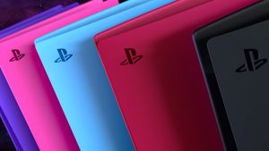 PS5 Sony PlayStation 5 / Slim Console Cover (Digital & Physical) Chroma Indigo Chroma Pearl Midnight Black