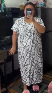 Plus Size Dress with sleeve / Pambahay Long Daster 2XL-3XL MAXI DRESS BIG SIZE DRESS MUSLIM DRESS