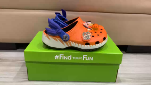 Giày sục crocs chuẩn xịn chống hôi chân nhựa tế bào êm mềm dẻo bền đi mưa lội nước đi biển Dragon Ball 7 viên ngọc rồng cho người lớn và các bé lớn màu cam