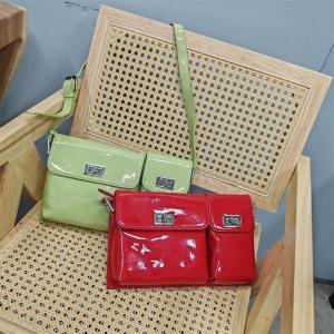 Leather Shoulder Bag for Women Casual Simple Style Bright Leather Painted Leather Cowhide Ladies Handbag Discount Sale End of Season