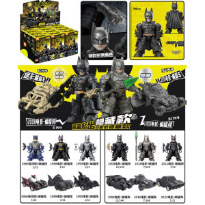 BLOKEES Original DC V03 Hellbat Batman Arkham Knight Justice League DEFENDER VERSIDN Toy Action Figure Assembly Model Gift