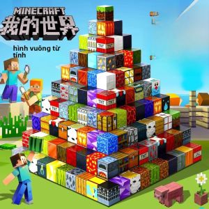 Đồ Chơi Khối Xây Từ Tính Minecraft Đồ Chơi Giáo Dục Cho Trẻ Em Đồ Chơi Lắp Ráp Từ Tính Đồ Chơi Cho Bé Trai Đồ Chơi Từ Tính Khối Xây