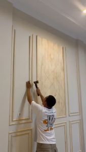 Paket Double Moulding + Kaca Cermin Tinggir 3 Meter - 32Meter X Lebar 22 Meter-24 Meter