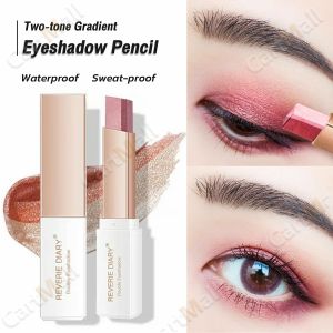 & Waterproof & EyeshadowPencil Two-tone Gradient and Sweat-proof Not Easy To Pluck Makeup