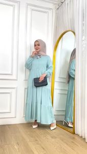 KIARA MIDI DRESS  LD 110 UNTUK BB 50 SAMPAI 100 KG ALL REAL PICT