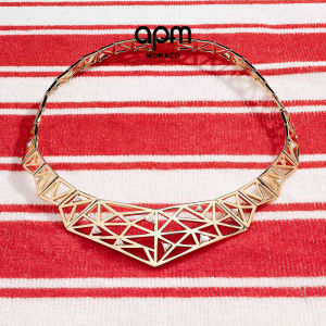 Gold Maze Necklace Collar