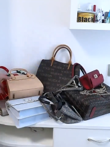 HandBag Storage Holder 6 Pockets Hanging Shelf Hanger Purse Rack Organizer