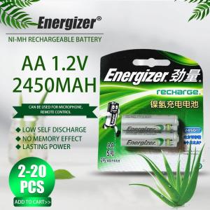 Energizer 1.2V 2450mAh AA NI-MH Rechargeable For Electric Toys Flashlight Camera Pre-charged AA Cells