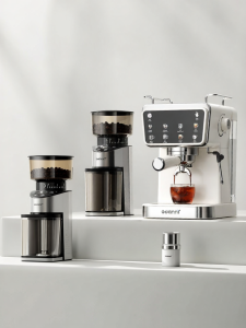 GDANNY | Compact Automatic Grinding Espresso Coffee Machine 58mm Dual Extraction