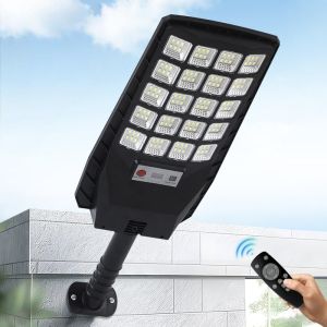 2025 Outdoor Solar LED Light Super Bright 6000W Garden Lamps LED Human Sensor Street Lights Outdoor 4-Sided Lighting Solar Lamp