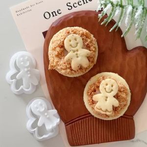 4pcs Halloween Skull Cookie Cutters PLA Cartoon Pressable Mummy Biscuit Stamp Chocolate Mold Cake Decorating Tools