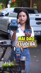 Thân máy mài 2 đá BS BOSSUN BS-G7002 150w Dùng pin phổ thông 10Cell - Mài mũi khoan dao kéo...