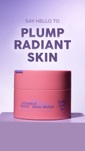 Finally Found You! TRIPLE VITAMIN B-ARRIER + PEACH + SNAIL MUCIN Intensive Soothing Moisturizing Cream 50gr