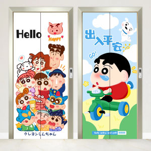 Tranh Trang Trí Cửa Máy Bay Không Người Lái Doremon Chống Thấm Nước Dán Tự Dính PVC Dễ Thương Tranh Trang Trí Nhà Cửa Kích Thước 30x20cm